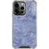 Crushed Blue iPhone 14 Pro Clear Case